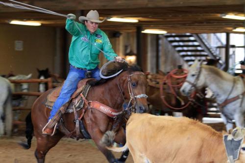 Charles on run w steer
